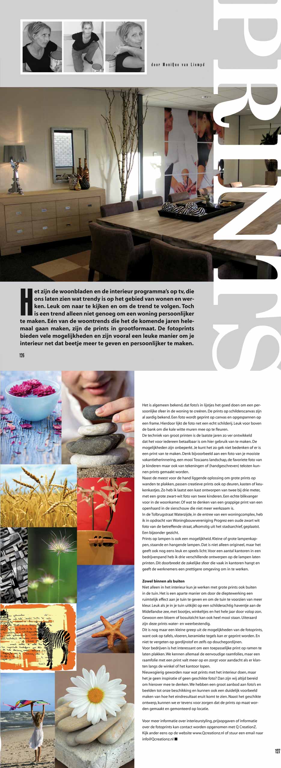 prints, grootformaat, printwerk doek, banner, muren, wand, grafisch, dtp, foto's, print, kantoor, deuren, tafel, kast, monique van liempd