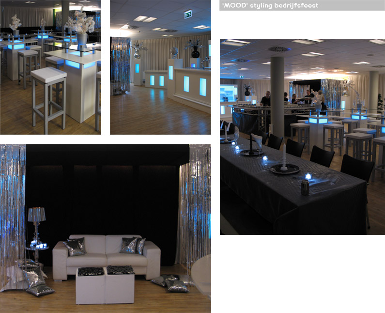 evenementen, feest, styling, bedrijf, bedrijven, inrichten, decoreren, party, feestzaal, kantoor, bedrijf, mood styling