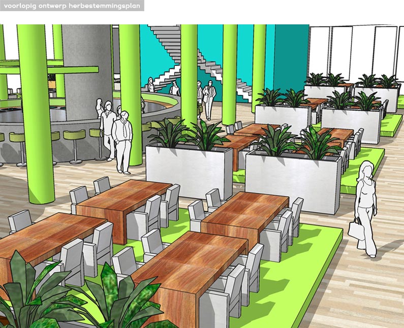 artist impression, afstuderen, interieurarchitectuur, interieur architect, 'de holland', sybold van ravensteijn, dordrecht, kunstmin, herbestemming, monumentaal, gebouw, pand, uniek, unique