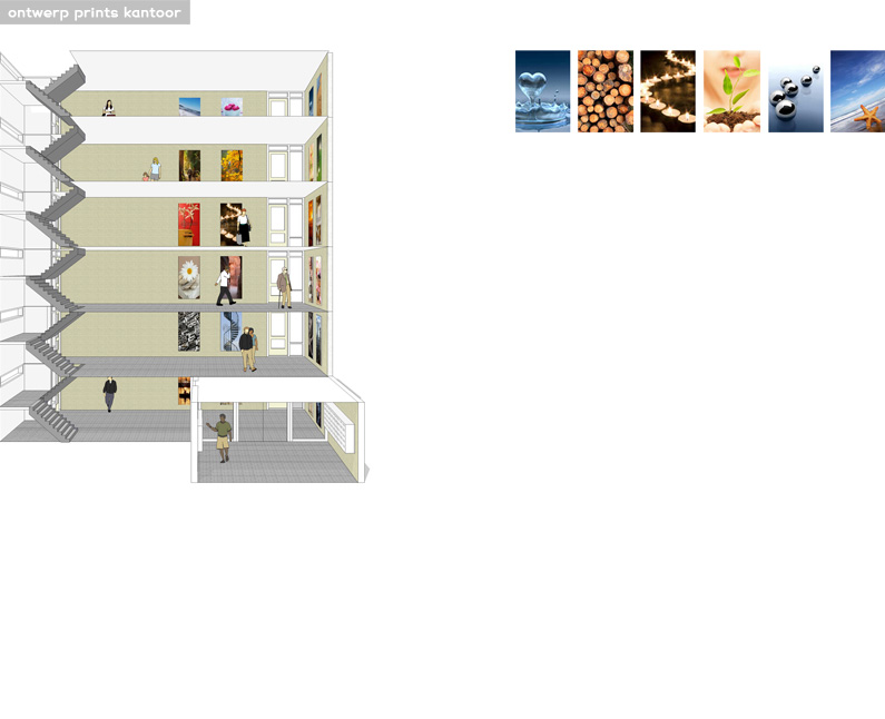 woningbouw vereniging, progrez, interieur, prints, entree, appartement, appartementen, flat, flatgebouw, gebouw, verdiepingen, verdieping, kleuradvies, woning complex