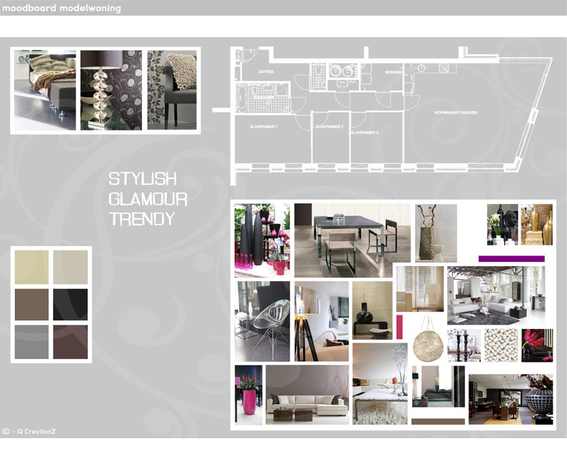 modelwoningen, moodbord, sfeerbord, sfeer, visualisatie, modelwoning, impressie, tekening, ontwerp, styling, interieur, qcreationz, Q creationz, moniique van liempd, femke krol, stijlsupport, papendrecht, modelwoning, model, woning, woningen