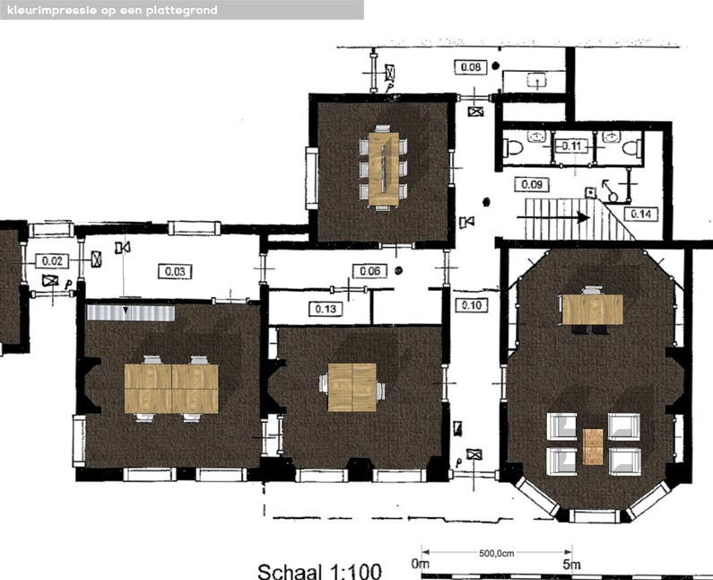 kleur, impressie, plattegrond, tekening, schets, detail, op maat, maatvoering, meubelering, meubelopstelling, compleet, inrichting, styliste, artist impression, 3d tekening, 3 dimensionaal