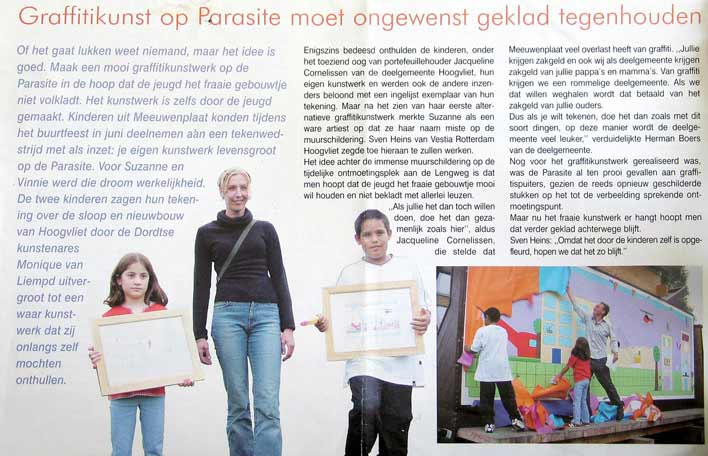 woningbouw, vereniging, corporatie, buiten, schildering, muurschildering, anti graffiti, kunst, kinderen